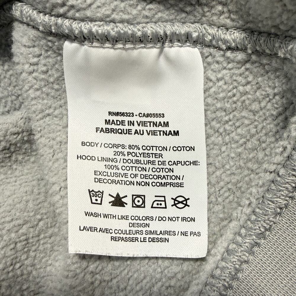 Nike Sole Food Waffle Fries Hoodie Men’s M Light Gray Pullover Sweatshirt Flaw - Picture 7 of 10